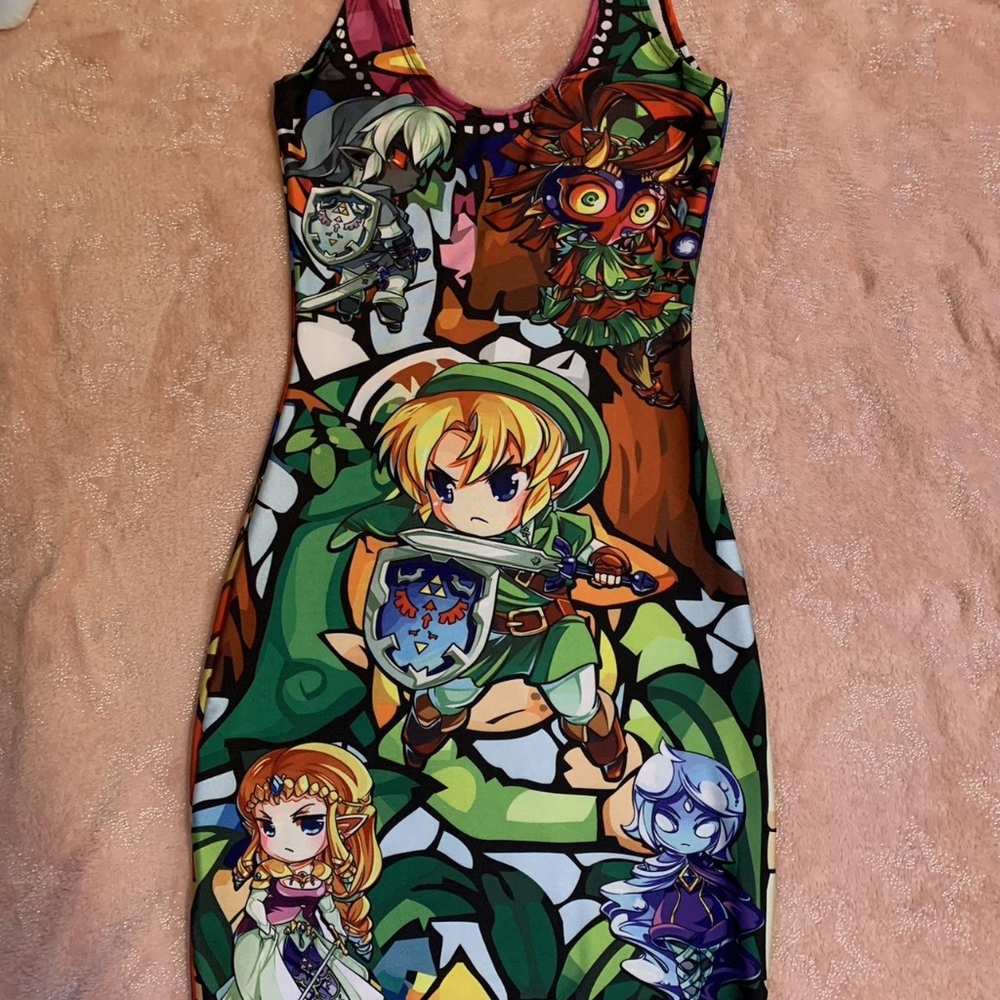 Chibi Legend of Zelda Bodycon Dress